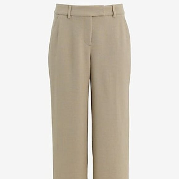 Editor Mid Rise Cropped Wide Leg Pant - Picture 1 of 4